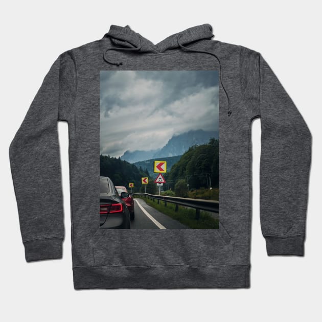 Travel Carpathians Hoodie by psychoshadow